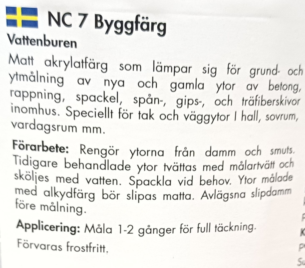 NICOLOR NC 7 2,7L Rakennusmaali