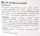 COLOREX NC 20 2,7L Rakennusmaali A-pohja valkoinen