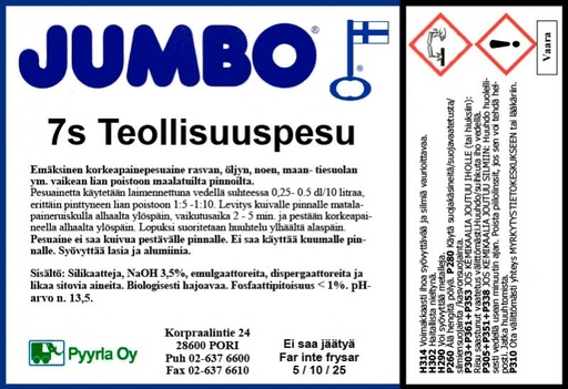 [100736] Jumbo 7S Teollisuuspesu 25L