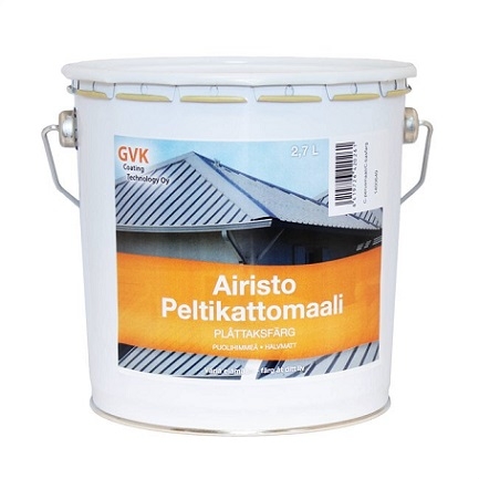 [100870] Airisto Peltikattomaali Musta 2,7 L