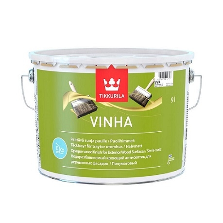 Tikkurila Vinha Peittävä suoja puulle Valkoinen 11,7L