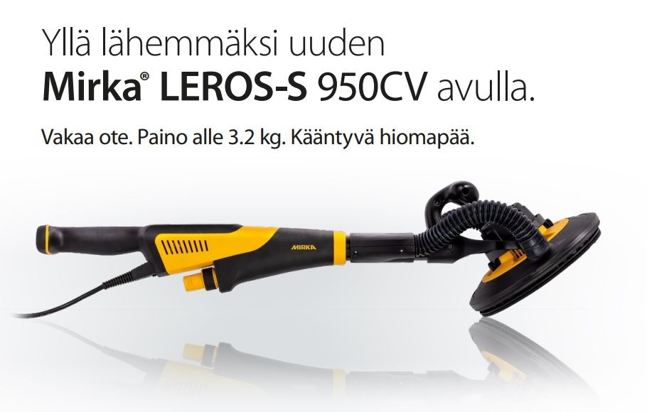 Mirka LEROS-S 950CV Lyhytvartinen Varsihiomakone