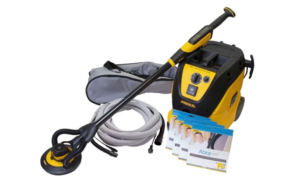 Uusi Mirka Leros 950CV varsihiomakonepaketti 1230 LAFC Imurilla KIT2104MFI