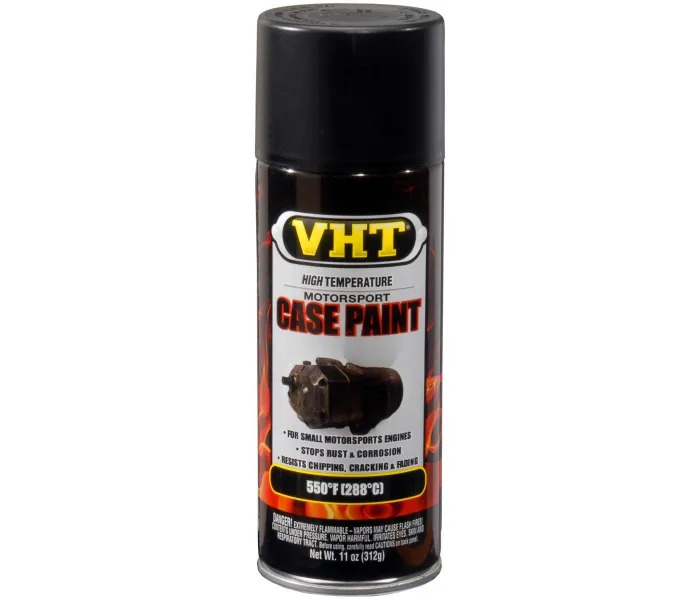 VHT CASE PAINT SATIN BLACK 400ml SPRAY - SP-903