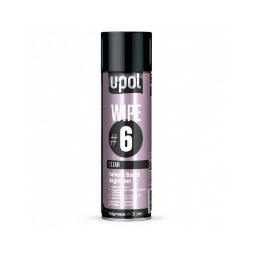 UPOL WIPE #6 SOLVENT DEGREASER   450ML - WIPE/AL