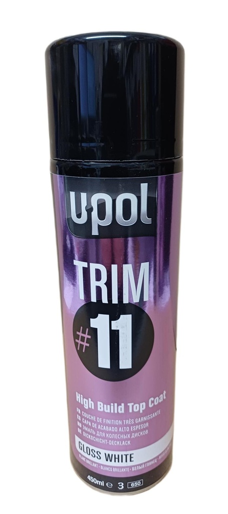 U-POL TRIM #11 Kiiltävä valkoinen spray 450ml