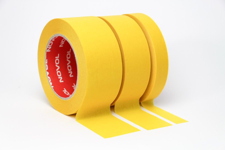 Novol Premium maalarinteippi keltainen 110 C°