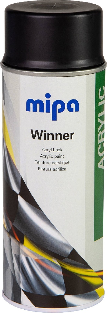MIPA WINNER Akryli spray 400ml Mattamusta