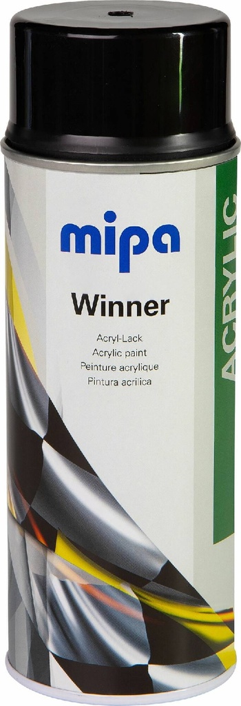 MIPA WINNER SPRAY 400ML KIILTÄVÄ MUSTA 