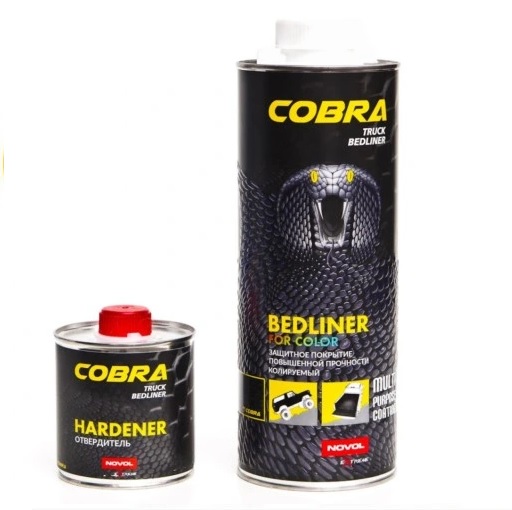 Novol Cobra Bedliner Lavapinnoite 0,9L setti kovetteella