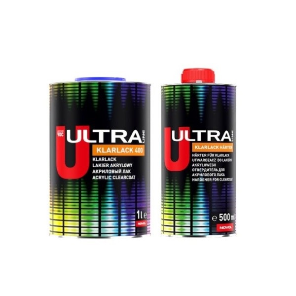 Novol Ultra 400 Kirkaslakka 1,5L setti kovetteella