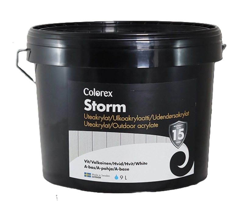 Colorex Storm Vit/Base-A 9L Valkoinen