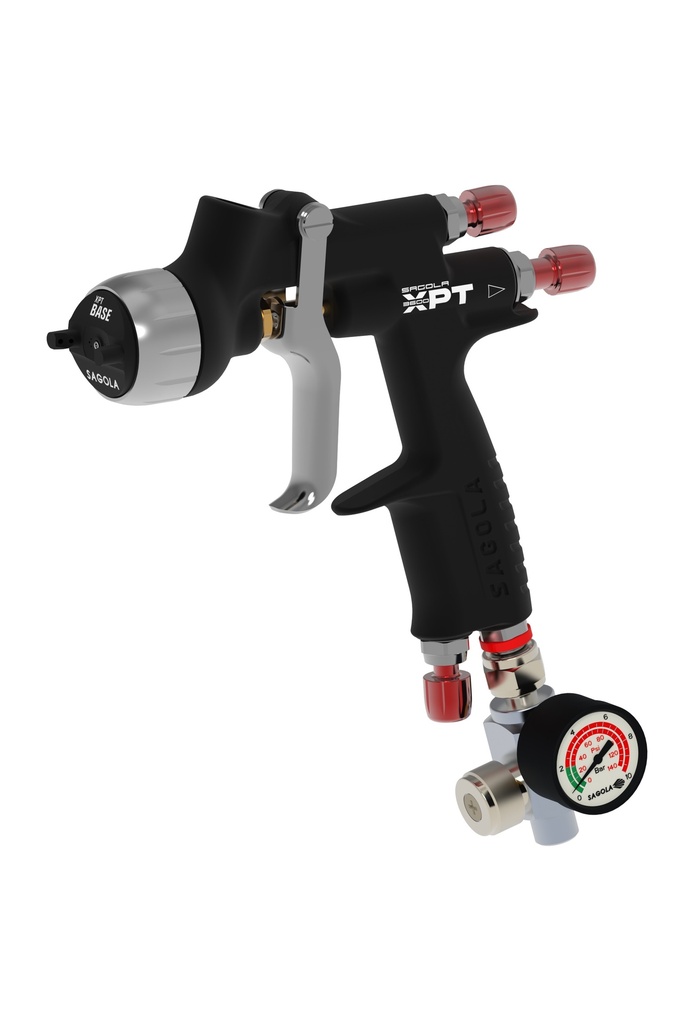 Sagola 3600 XPT Gravity Gun + RC2 paineensäädin/mittari