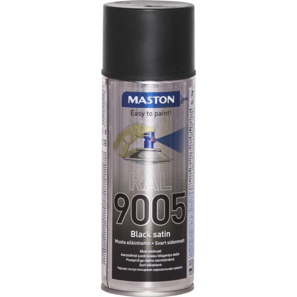 [400400] Maston Silkinhohto Musta Spray 400 ml