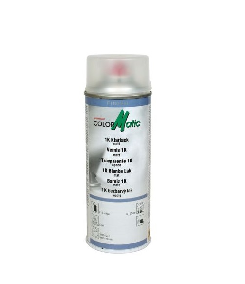 [369421] COLORMATIC Satiinihohto Mattalakka spray 1K 400ml