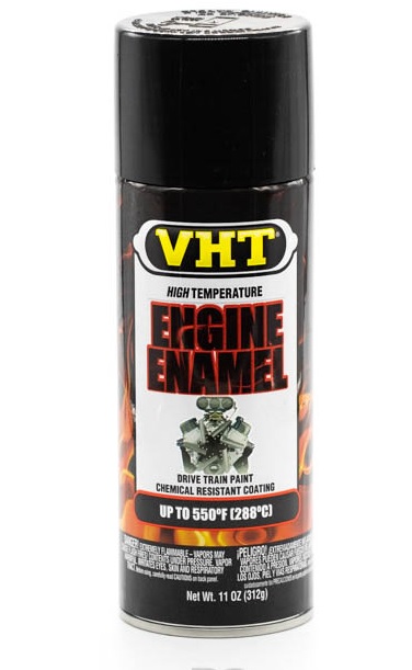 [SP139] VHT ENGINE ENAMEL GM SATIN BLACK 400ml SPRAY - SP-139