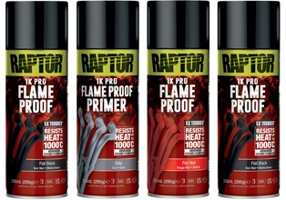 RAPTOR Flameproof Spray Lämmönkestomaalit Pakoputkille