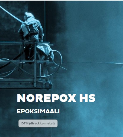 Norepox HS Puolikiiltävä pohja pintaväri epoksi 20 L sarjoissa sis kov